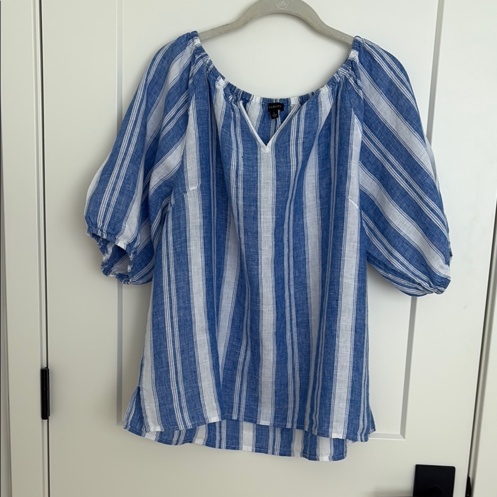 Talbots size L linen top